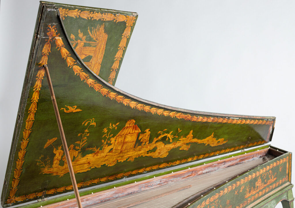 Clavecin Italien anonyme, fin XVIe Instrument mis en vente par Vichy Enchères le 2 mai 2026 © Vichy Enchères/ Photo C. Darbelet