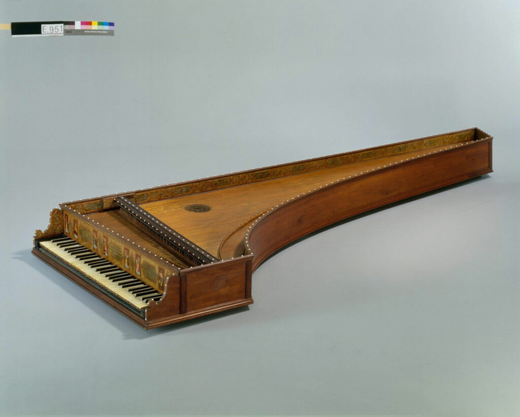 Giovanni Antonio Baffo, clavecin, Venise, 1579, Musée de la Musique, Paris, crédits photos Jean-Marc Anglès