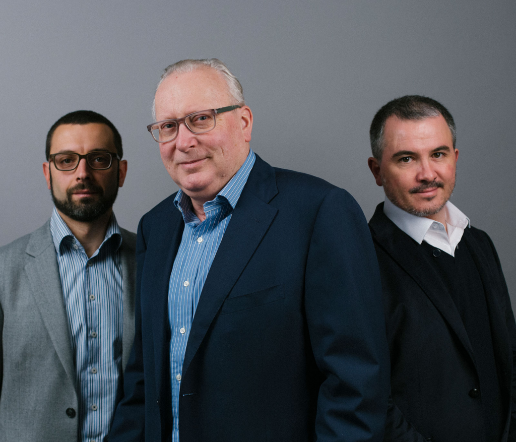 Jean-François Raffin entouré de Yannick Le Canu et Sylvain Bigot