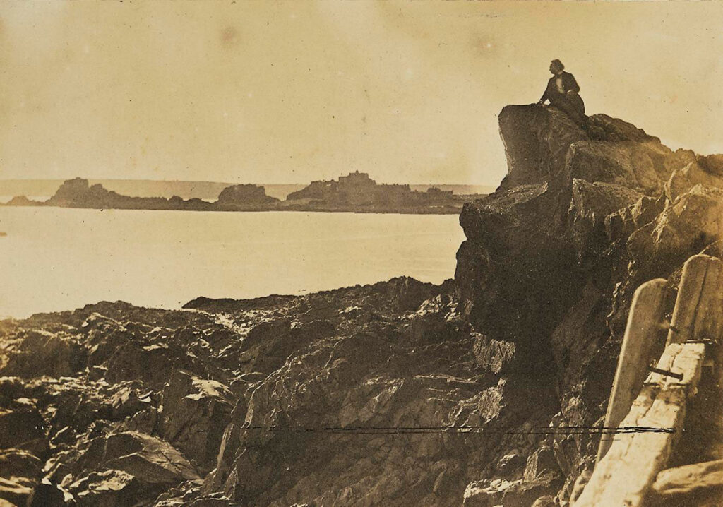 Victor Hugo sur le rocher des proscrits, 1853, Musée d'Orsay