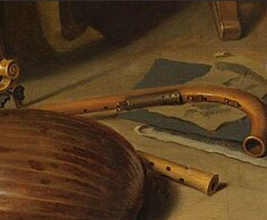 Pieter Claesz, Vanitas Still Life with the Spinario, 1628, détail, Rijksmuseum, Amsterdam