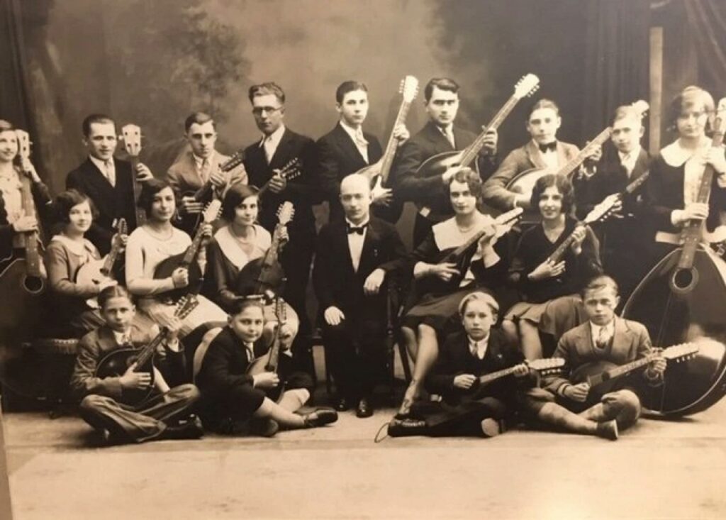 Rochester Mandolin Orchestra, c.1920, image courtesy of John Bernunzio
