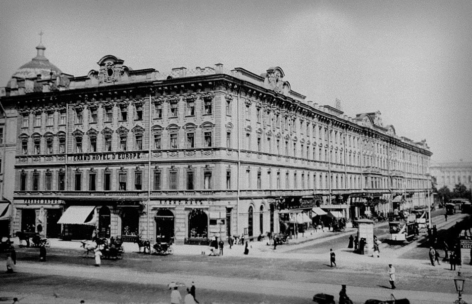 Le Grand Hôtel d’Europe à Saint-Pétersbourg, ouvert en 1875, crédit photo Grand Hotel Europe