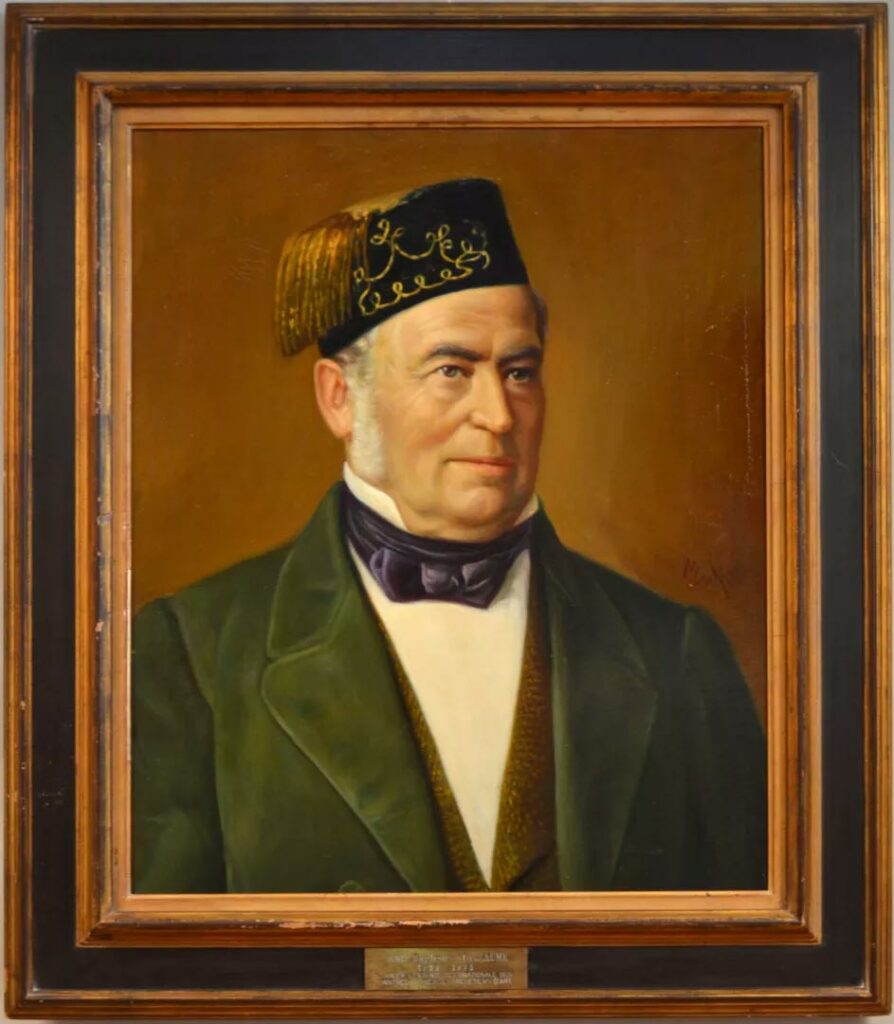Martini, Portrait de Jean-Baptiste Vuillaume âgé, 1975, Musée de Mirecourt, crédit Anne Sophie Trivin