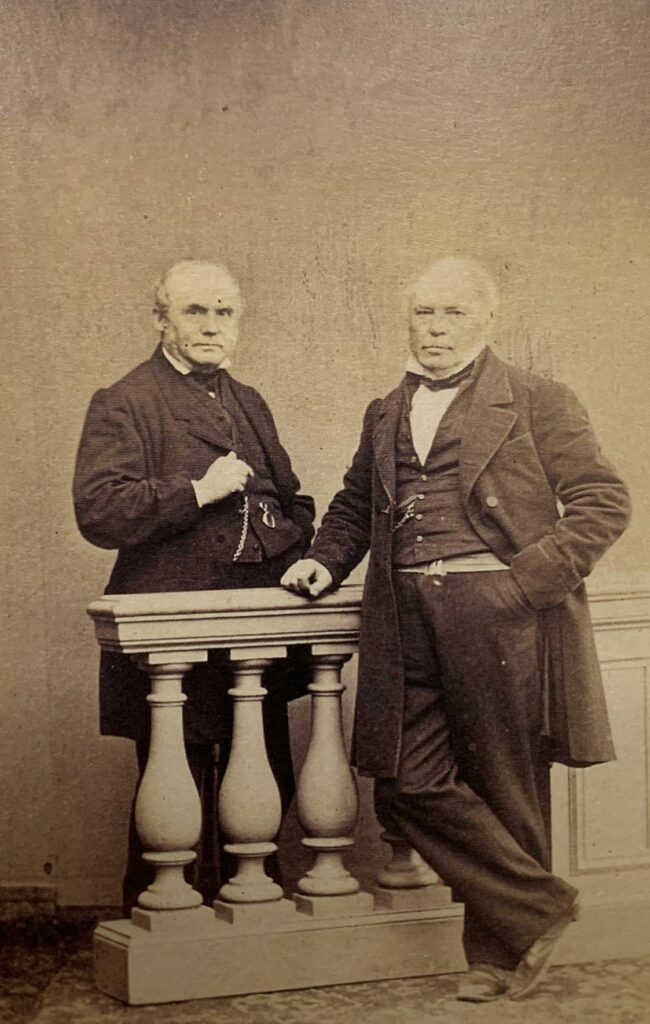 Thévenot, Jean-Baptiste Vuillaume avec son frère Nicolas-François, vers 1860, collection particulière