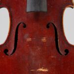 Violon de CARESSA & FRANCAIS fait à Paris en 1905, luthiers du Conservatoire de Musique, n°152. Instrument mis en vente par Vichy Enchères le 3 décembre 2026. © Vichy Enchères / Photo C. Darbelet